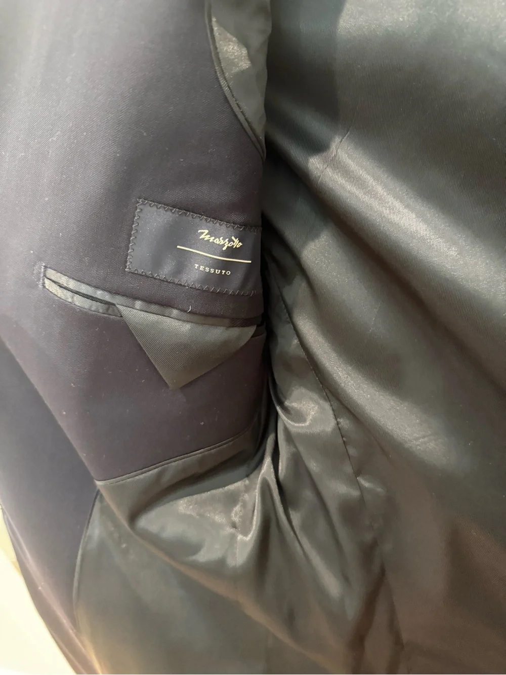 Banana Republic Marzotto Tessuto Suit Navy Blue NEW